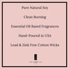 Hand-Poured 5-Wick Dough Bowl Soy Candles for Relaxation - Estalios