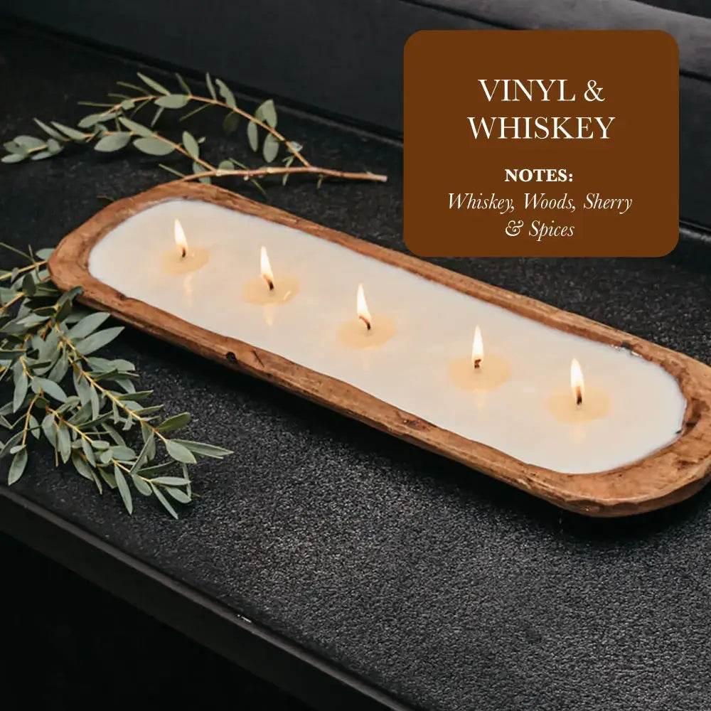 Hand-Poured 5-Wick Dough Bowl Soy Candles for Relaxation - Estalios