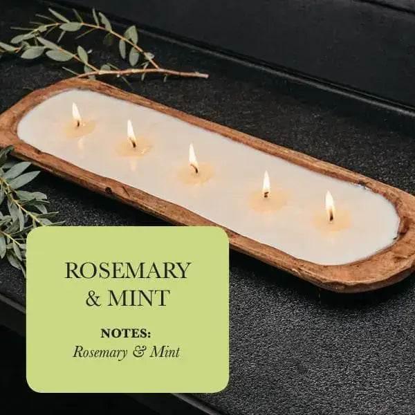 Hand-Poured 5-Wick Dough Bowl Soy Candles for Relaxation - Estalios