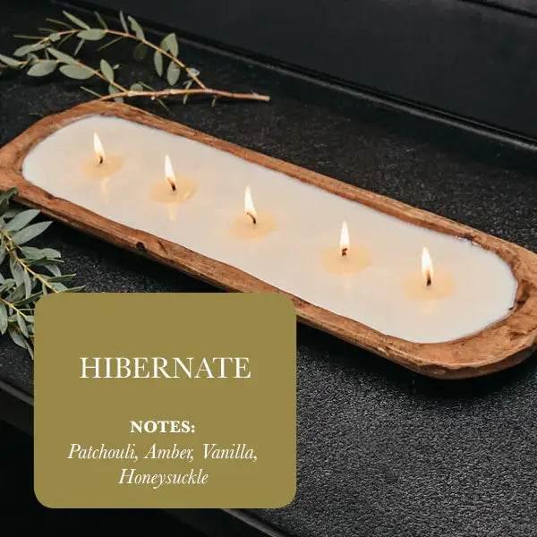 Hand-Poured 5-Wick Dough Bowl Soy Candles for Relaxation - Estalios