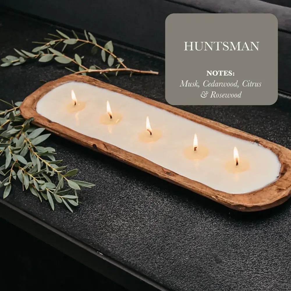Hand-Poured 5-Wick Dough Bowl Soy Candles for Relaxation - Estalios