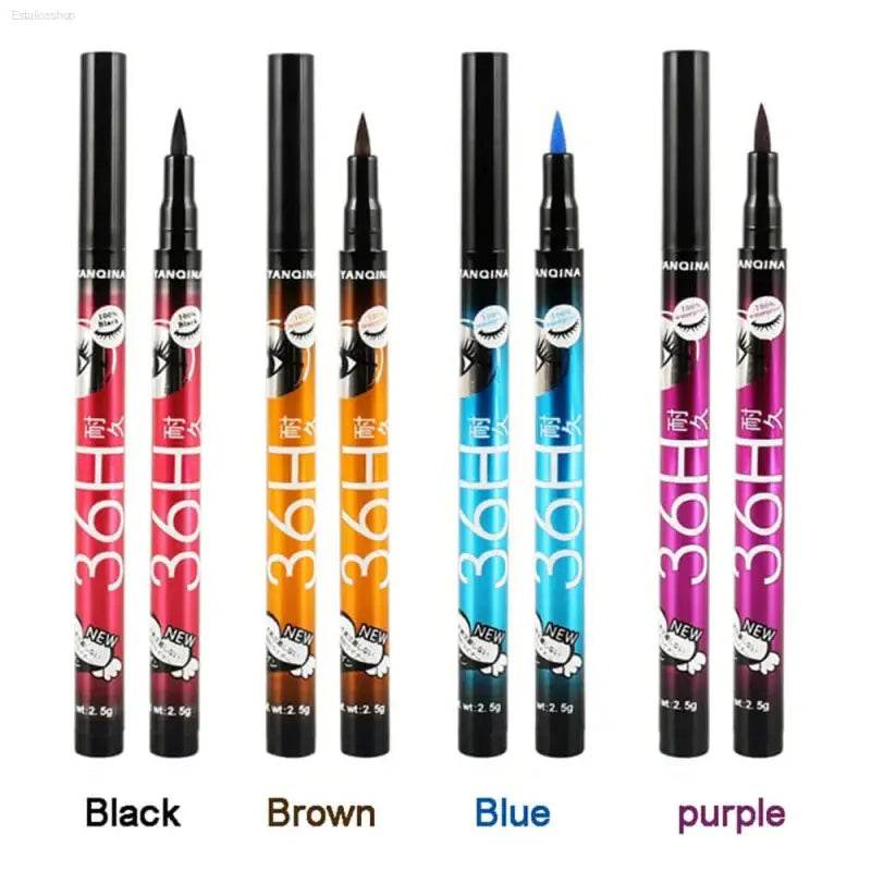 Colorful eyeliner pens.