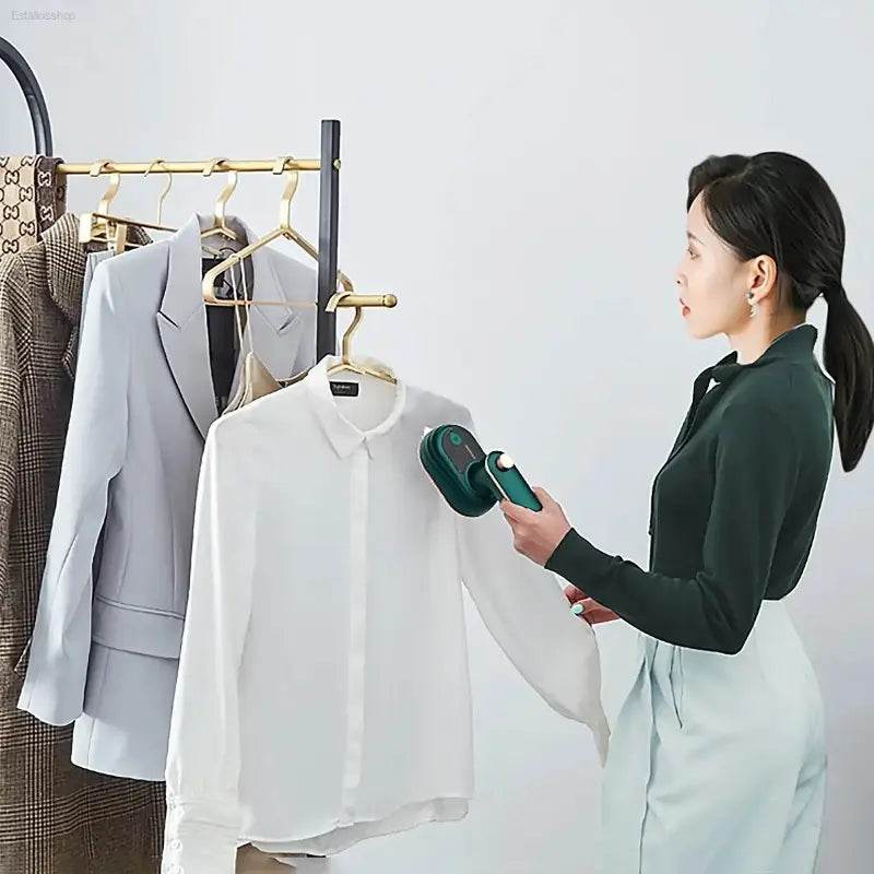 Handheld Garment Steamer Fast Heat-up for Travel and Home - Estalios
