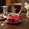 Handmade Car-Shaped Stainless Steel Coffee Mug Gift - Estalios
