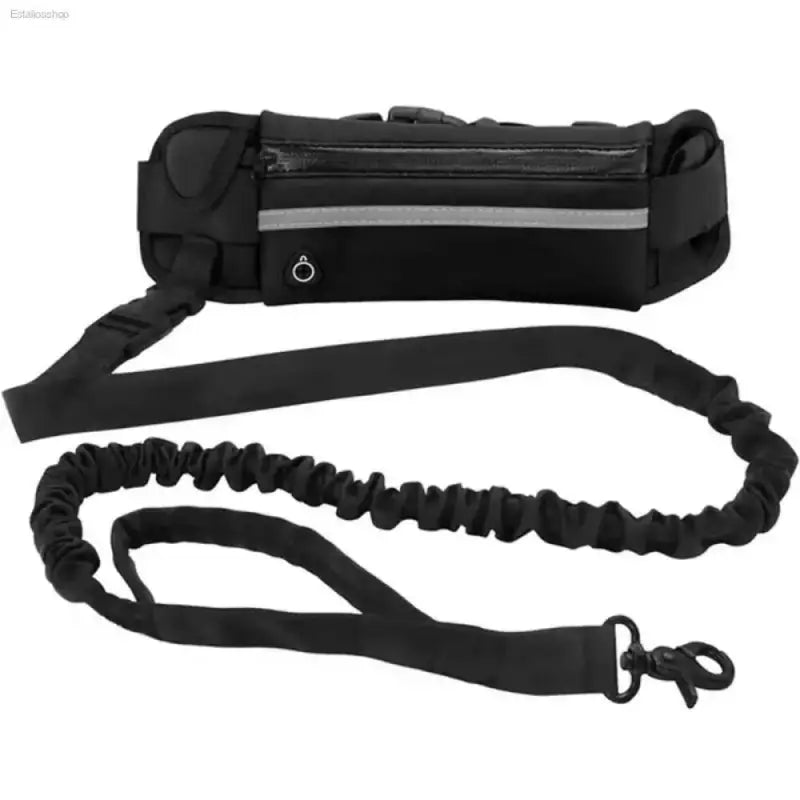 Hands-Free Dog Leash for Running with Adjustable Waist Bag - Estalios