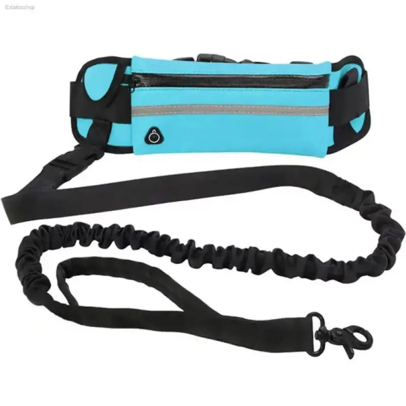 Hands-Free Dog Leash for Running with Adjustable Waist Bag - Estalios