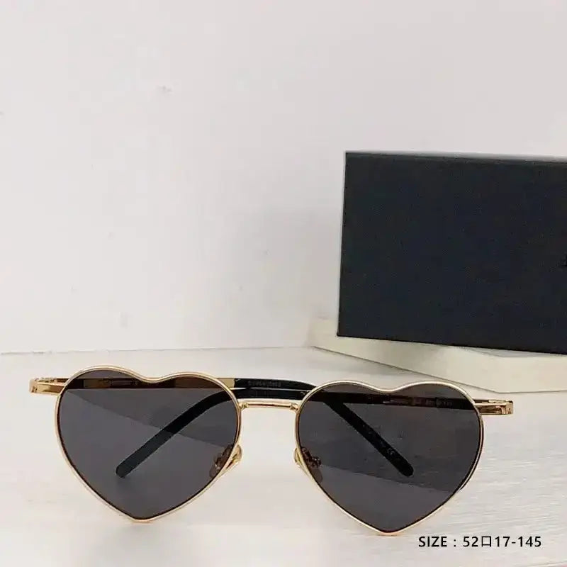 Heart Luv Sunglasses Ultimate Blend with gold frames and dark lenses for a trendy look