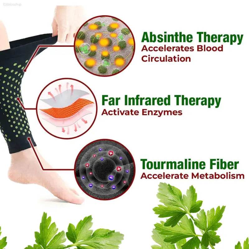 Heating Leg Cover for Blood Circulation and Lymphatic Relief - Estalios