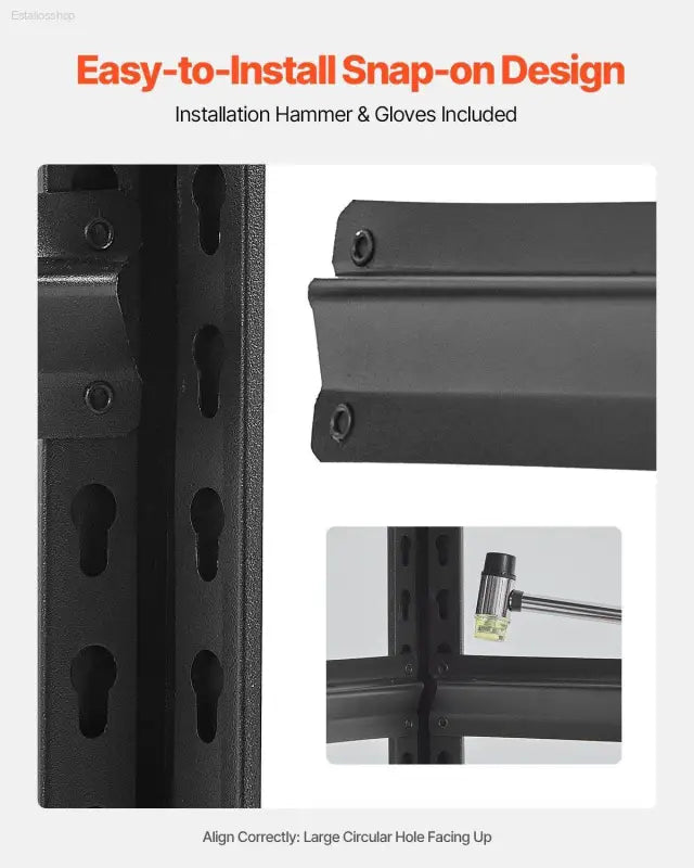 Heavy Duty 5-Tier Garage Storage Shelves 3000 lbs Capacity - Estalios