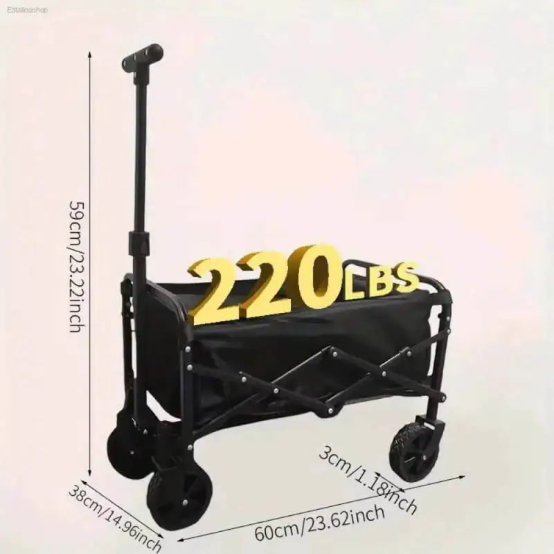 Heavy Duty Foldable Utility Wagon for Easy Transport - Estalios