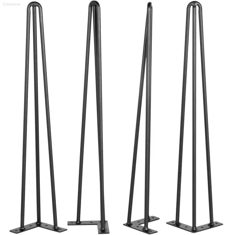 Heavy Duty Hairpin Table Legs Set of 4 for DIY Furniture - Estalios