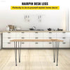 Heavy Duty Hairpin Table Legs Set of 4 for DIY Furniture - Estalios