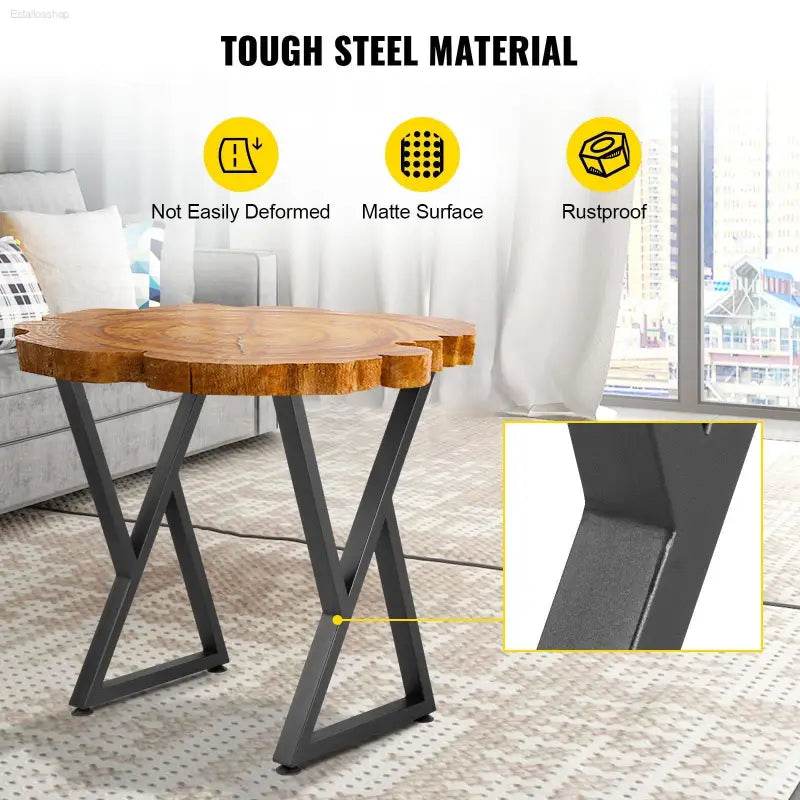 Heavy Duty Metal Table Legs for DIY Furniture Projects - Estalios