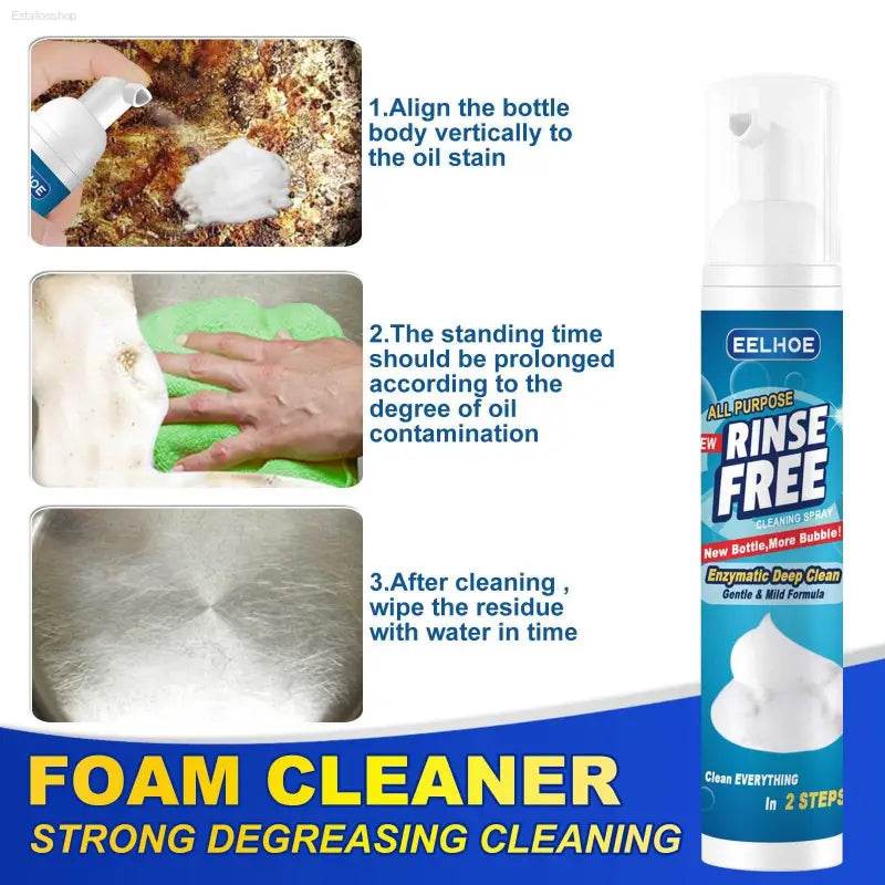 Heavy Grease Kitchen Foam Cleaner for Stove Hood and Utensils - Estalios