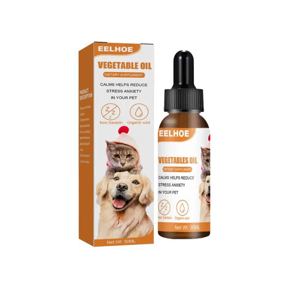 Hemp Seed Oil Cat And Dog Care Essence for Anxiety Relief - Estalios