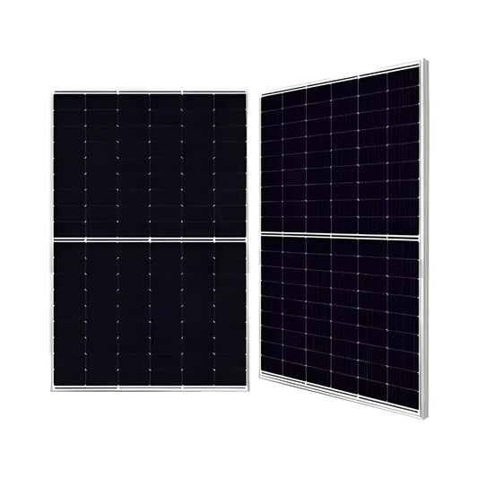 Two rectangular solar panels from Hidden Width Solar for stylish energy solutions