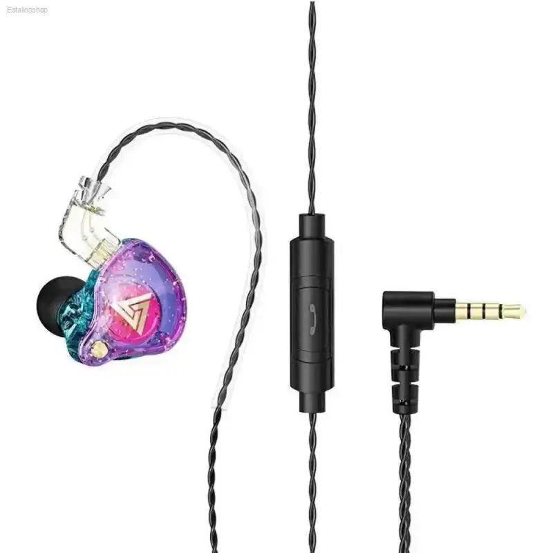 High Fidelity Wired Earphones with Copper Driver and Mic - Estalios
