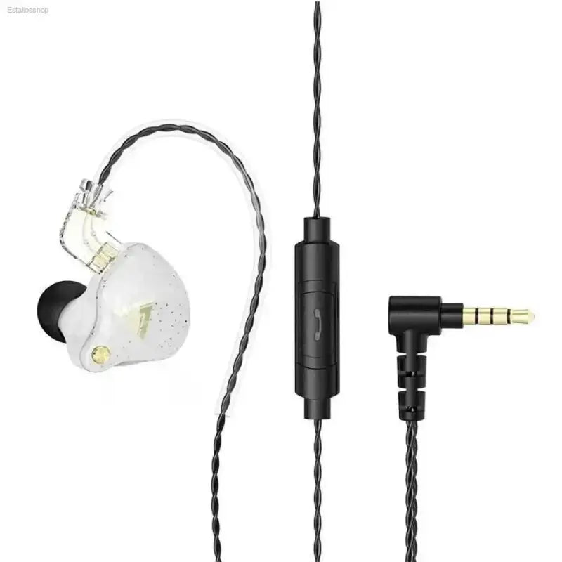 High Fidelity Wired Earphones with Copper Driver and Mic - Estalios