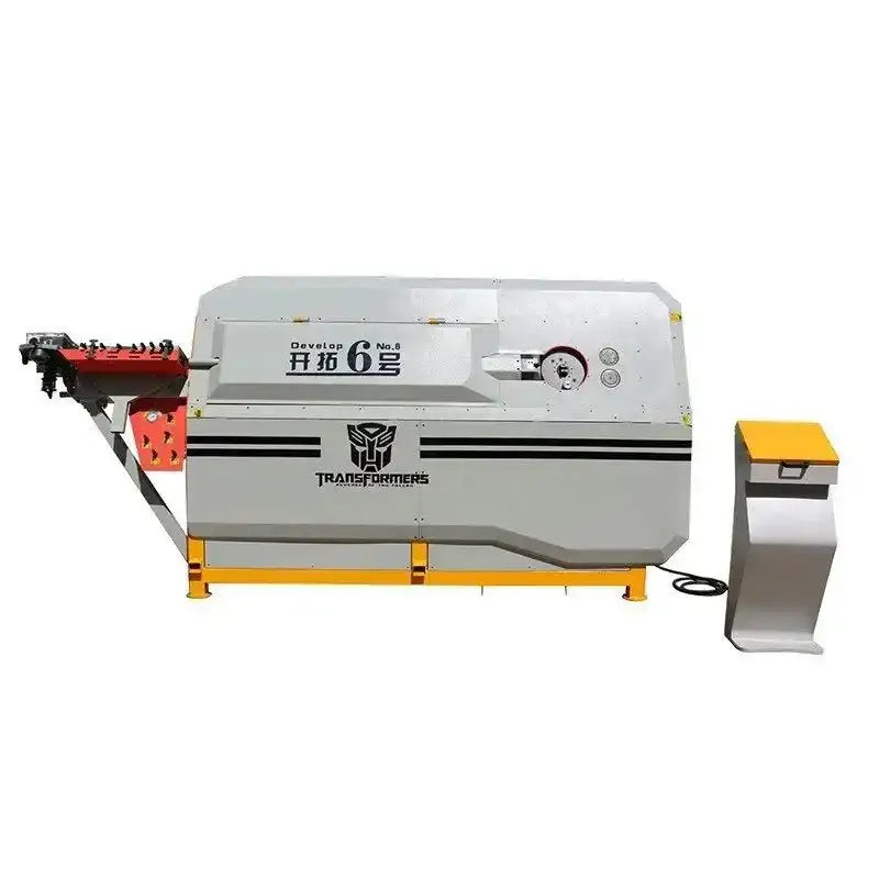 Gray metal industrial machine for high-performance rebar bending in building construction tools