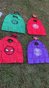 High Quality Superhero Party Favors Set with Capes, Masks and Slap Bracelets for Kids Birthday Celebrations eprolo  EstaliosShop