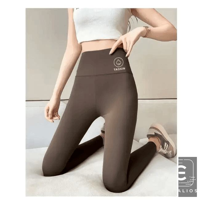 Sleek Folded Leggings High-Waisted for All-Day Comfort - Estalios