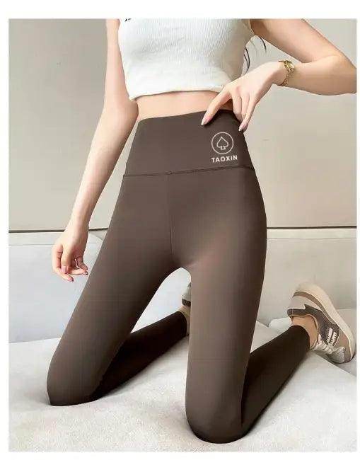 Sleek Folded Leggings High-Waisted for All-Day Comfort - Estalios