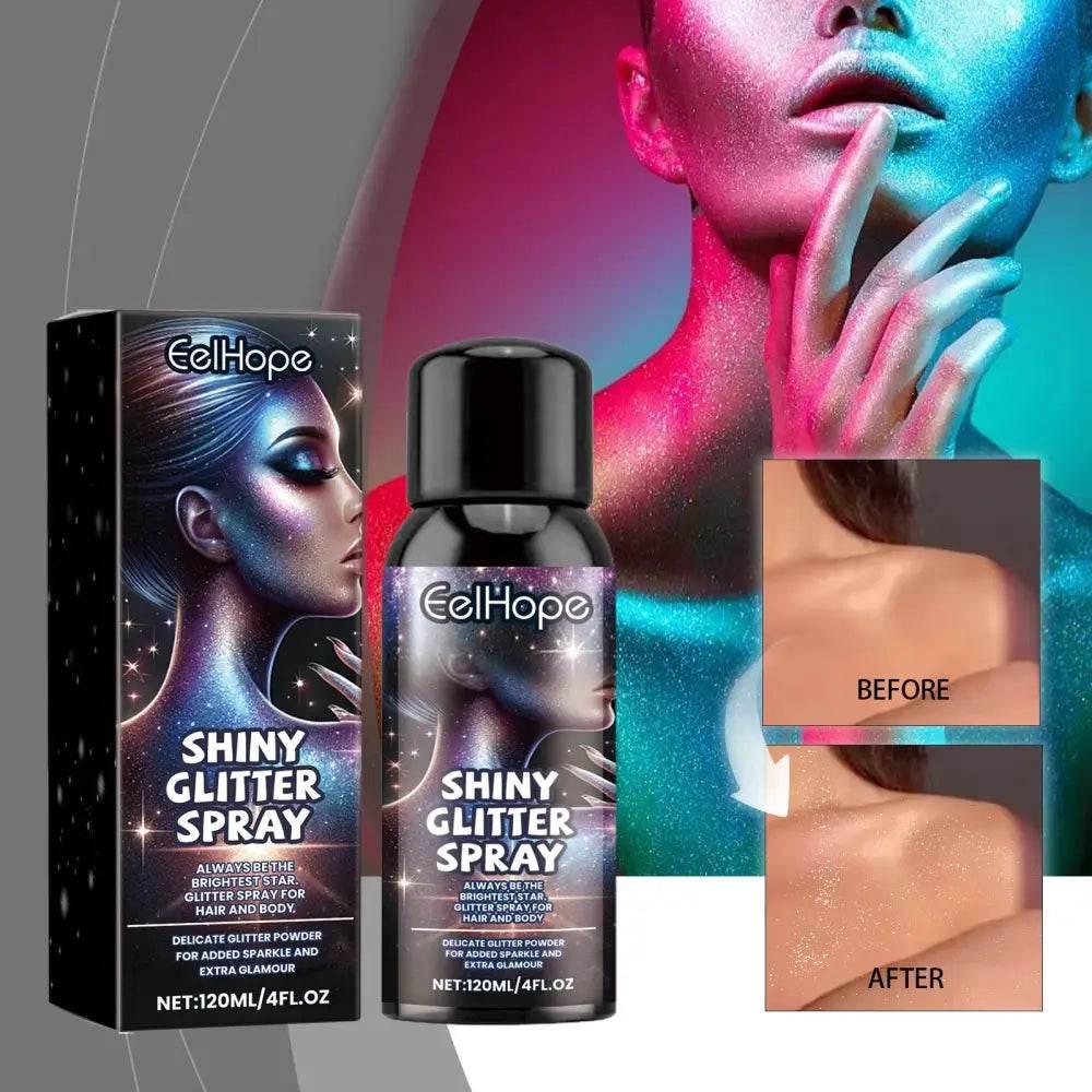 Highlight Brightening Glitter Spray for Stunning Shine - Estalios