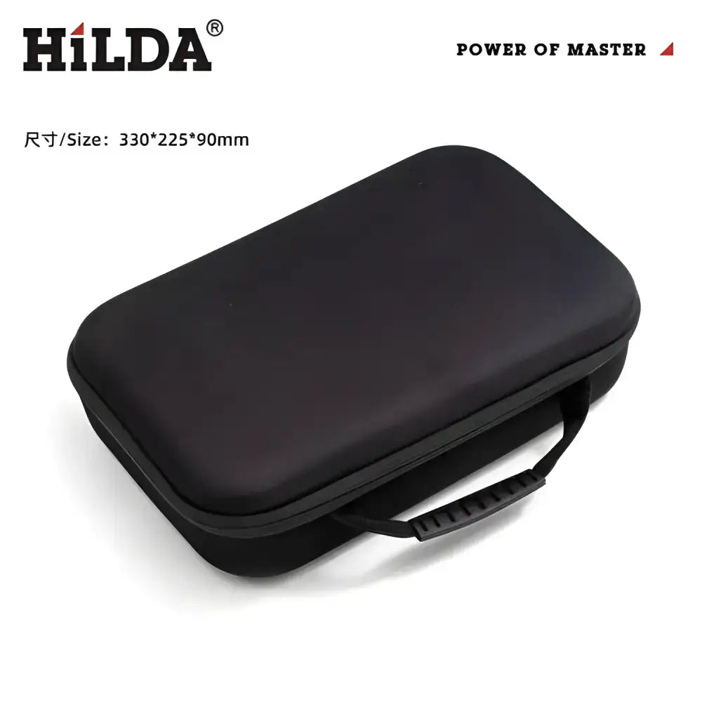 Black zippered carrying case for Hilda Large Capacity Shock-Absorbing Tool Bag