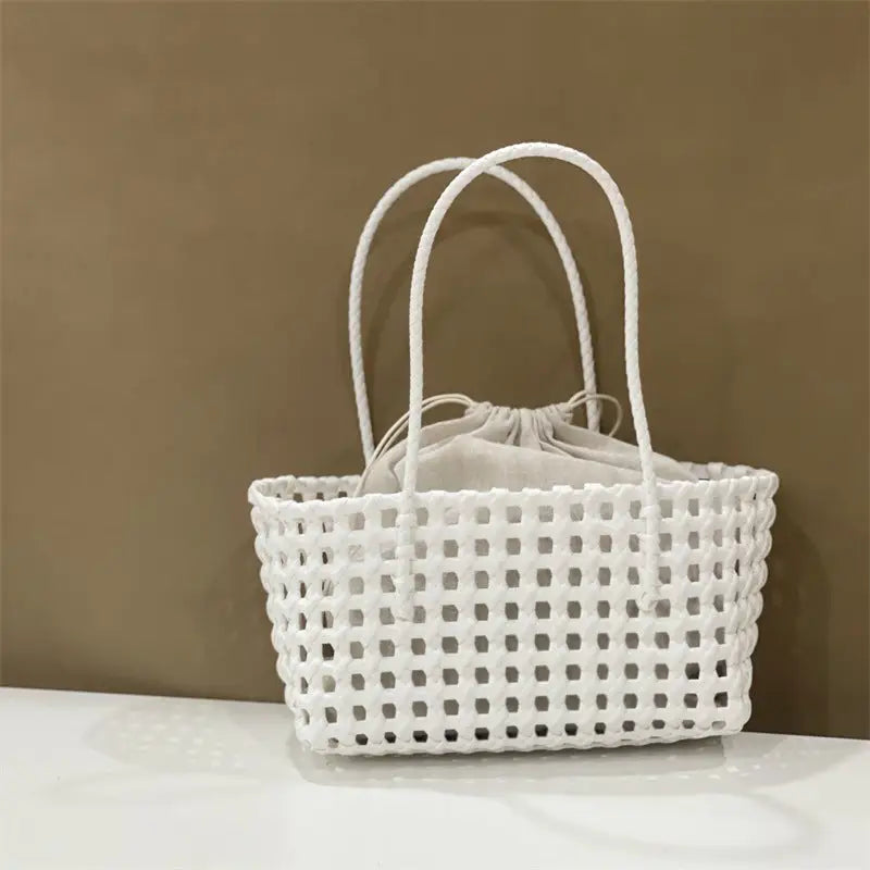 Hollow Out Woven Bag - Popular French Style - shoulder bag