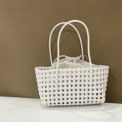 Hollow Out Woven Bag - Popular French Style - shoulder bag