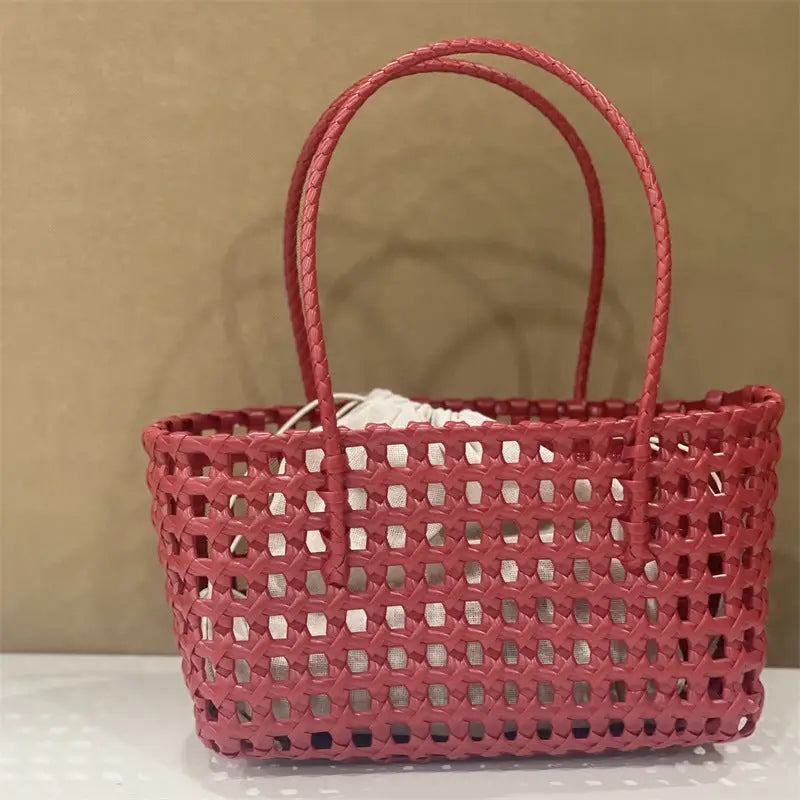 Hollow Out Woven Bag - Popular French Style - shoulder bag