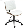 HOMCOM PU Leather Office Chair with Adjustable Height for Stylish Home Workspaces - EstaliosShop