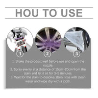 Homonth Automotive Wheel and Tire Cleaner Set for Shine - Estalios