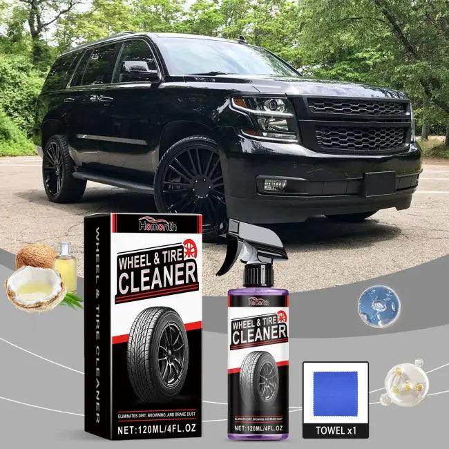 Homonth Automotive Wheel and Tire Cleaner Set for Shine - Estalios