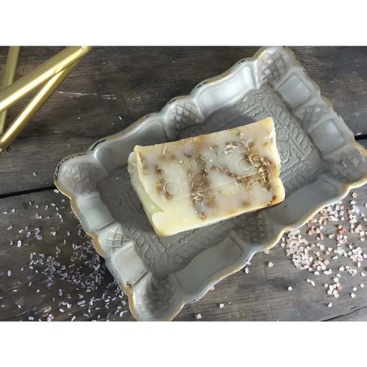 Rectangular bar of Honey Soap from Honey Soap Deals, perfect for a refreshing clean