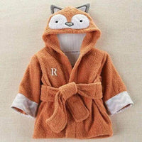 Adorable Orange Fox Baby Hooded Bathrobe for Cozy Comfort - Estalios