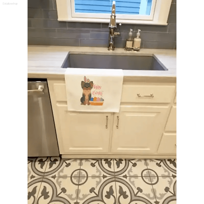Hop Into Easter: Adorable Dog Kitchen Towel Set! Easter Kitchen Towel Set Product Description: Get Ready to Add a Touch of Easter Cheer - Estalios