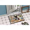 Hop Into Easter with a Manchester Terrier Doormat! Get Ready to Welcome Spring with our Adorable Dog-themed Easter Mat! this Doormat - Estalios