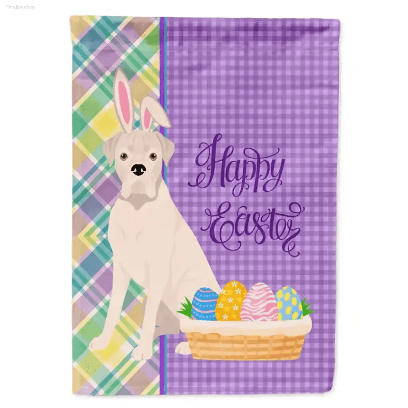 Hop Into Easter with this Adorable Dog Garden Flag! Get Ready to Celebrate Easter with our Charming Easter-themed Dog Garden Flag! this Delightful Flag - Estalios