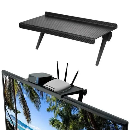 Adjustable TV top shelf on the Hot Selling Screen Storage Rack for your cool setup