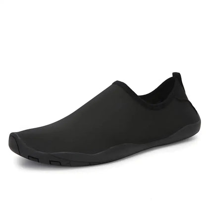 Black slip-on water shoe from Hot Shoe Deals perfect for summer adventures