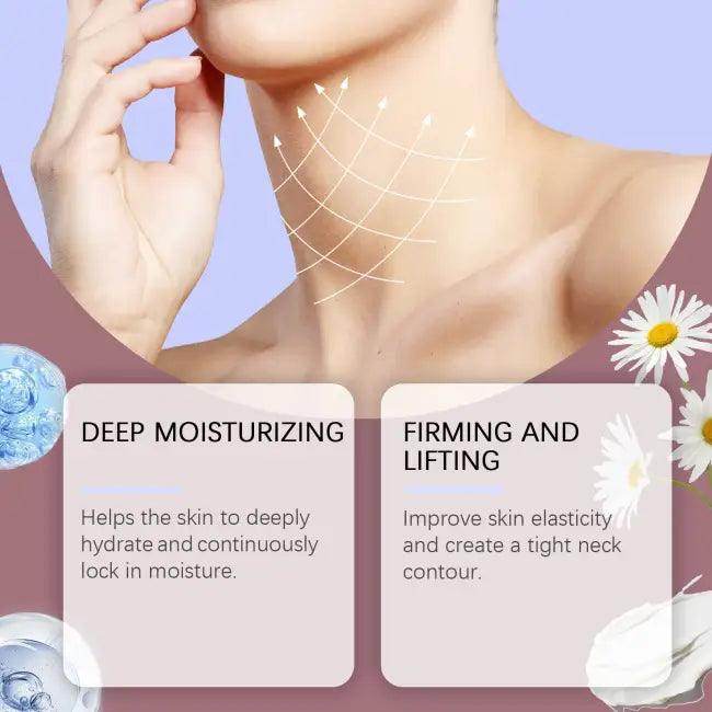 Revitalize Your Neck with Our Firming Anti-Aging Cream.