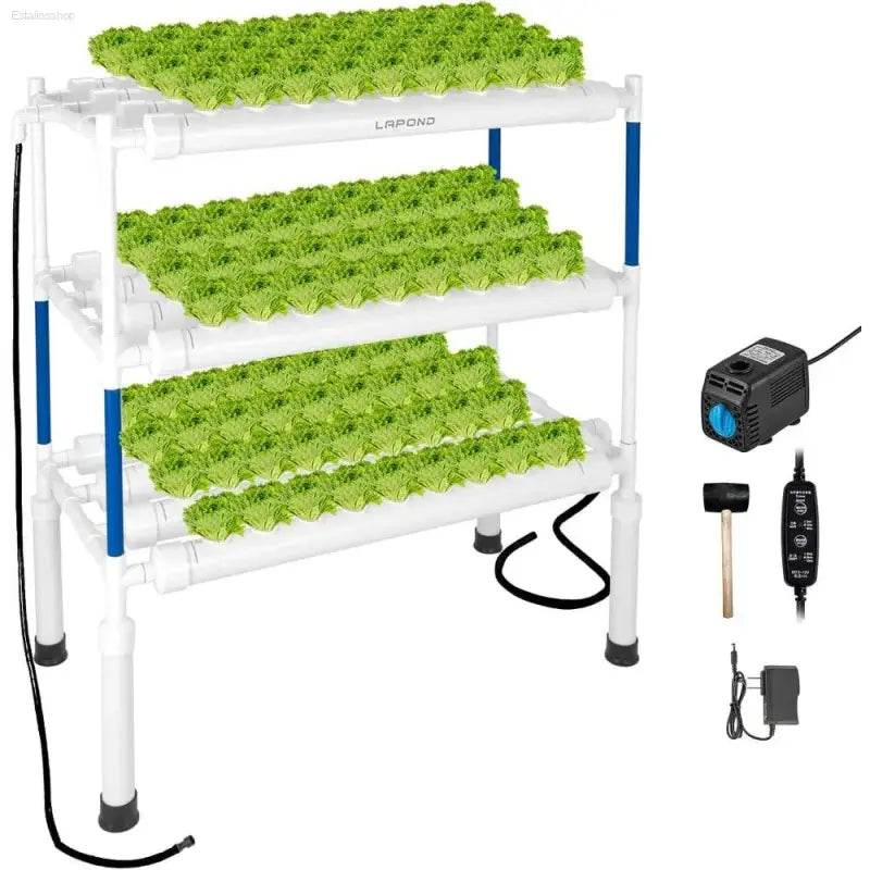 Hydroponic Planting System with 108 Sites and Timers - Estalios