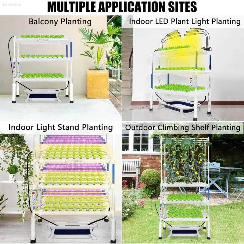 Hydroponic Planting System with 108 Sites and Timers - Estalios