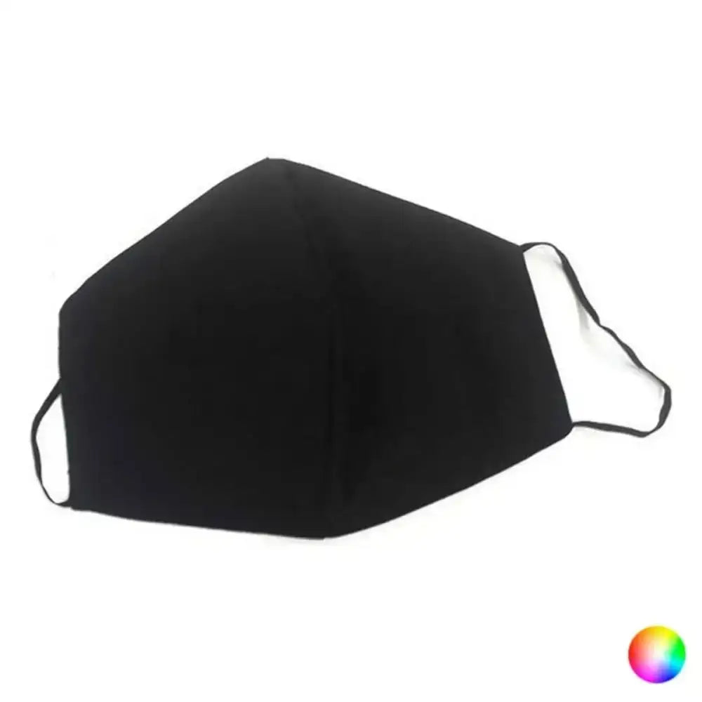 Black Hygienic Reusable Fabric Mask Contact ideal for protection and comfort