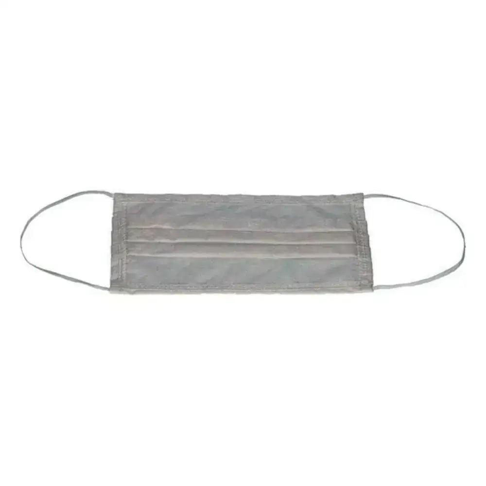 Gray disposable face mask featured in Hygienic Reusable Fabric Mask Contact product