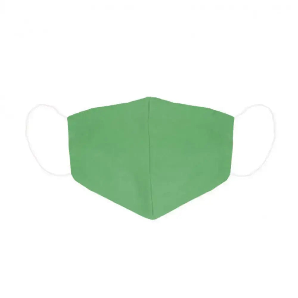 Green Hygienic Reusable Fabric Mask Contact for everyday protection and comfort