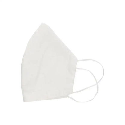 White hygienic reusable fabric mask from the Fabric Mask Contact collection