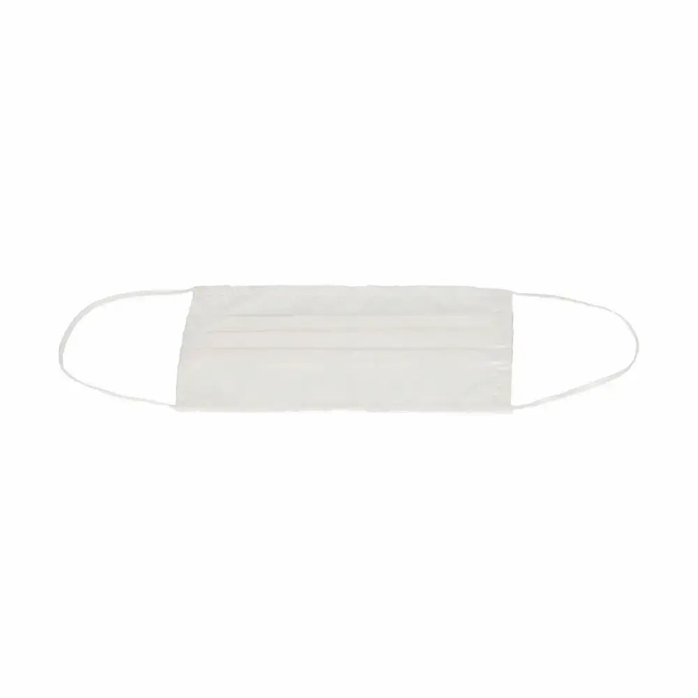 White disposable face mask for Hygienic Reusable Fabric Mask Contact use