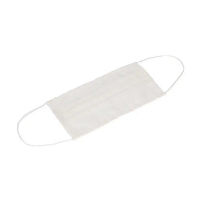 White disposable face mask for Hygienic Reusable Fabric Mask Contact use